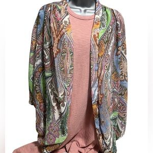 anna be Chiffon Kimono Cardigan - Size M